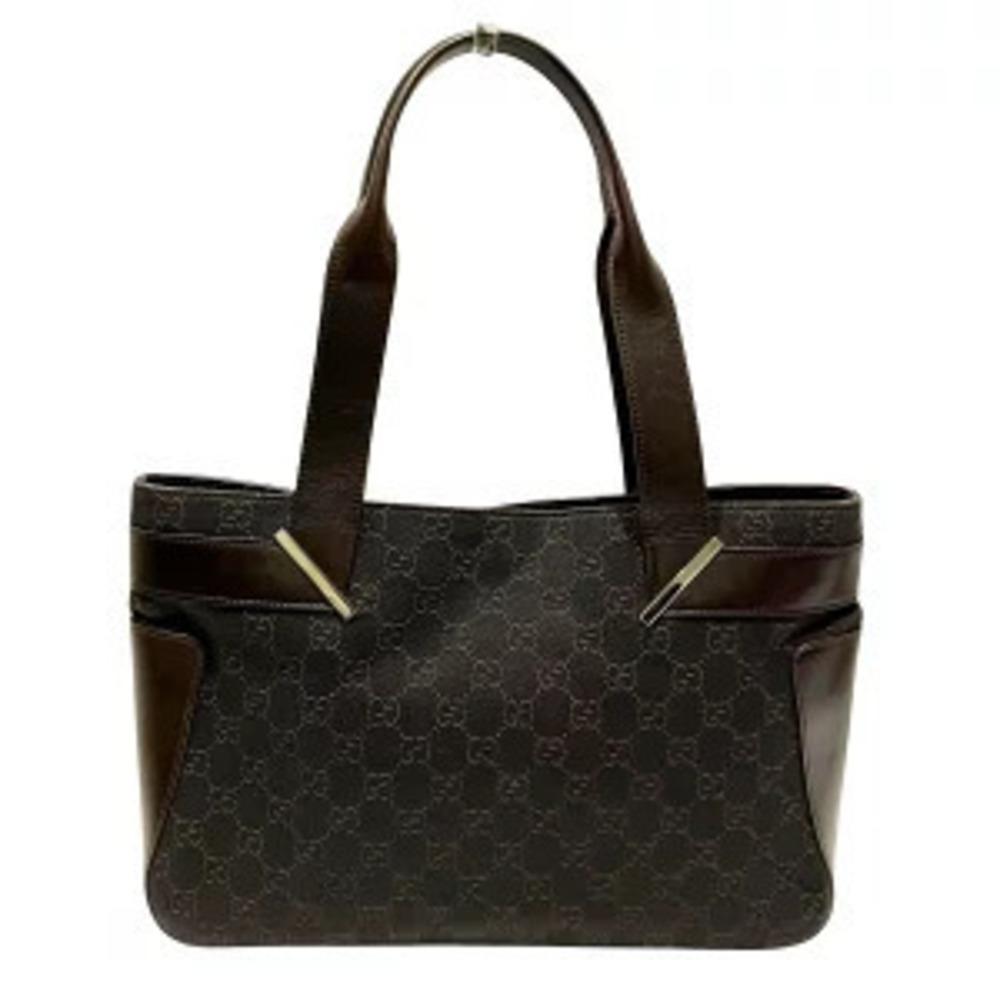 Gucci Tote Bag GG Canvas Leather